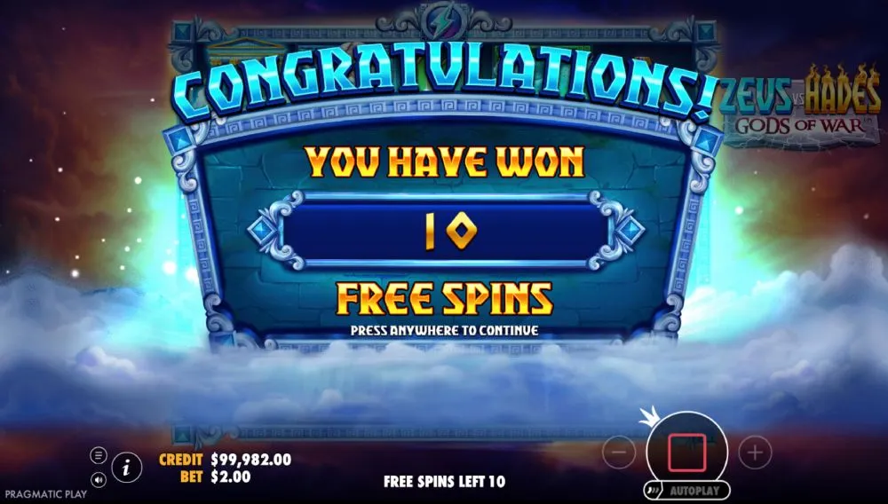 Kostenfrei testen: Zeus vs Hades Probierversion von Pragmatic Play